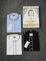 Alico Mart Premium Men’s Panjabi – Blue, White & Black