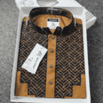 Premium Geometric Embroidered Panjabi